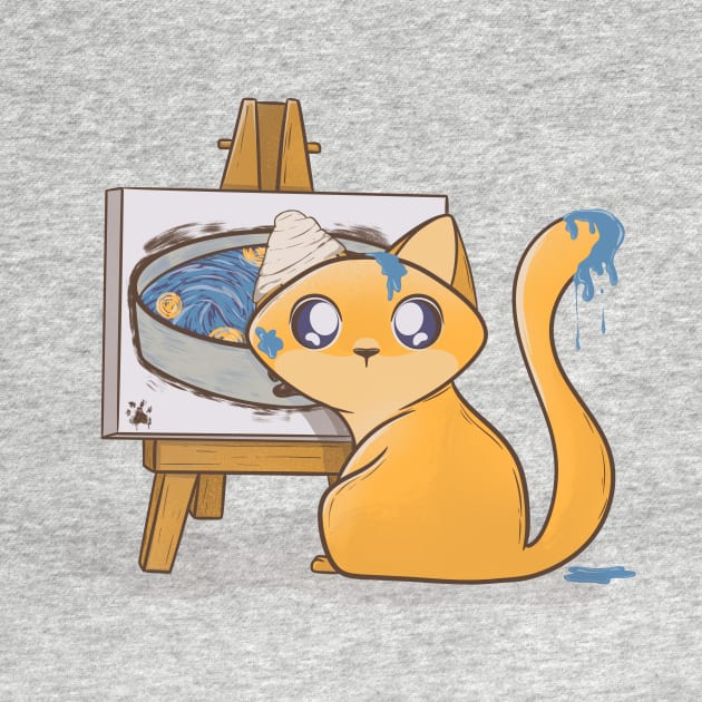 Cat Gogh by aStro678